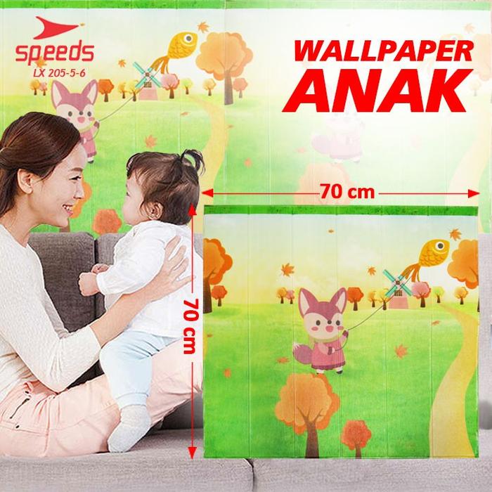 SPEEDS Wallpaper Dinding Kamar Tidur Anak Motif Kartun 205-5-6
