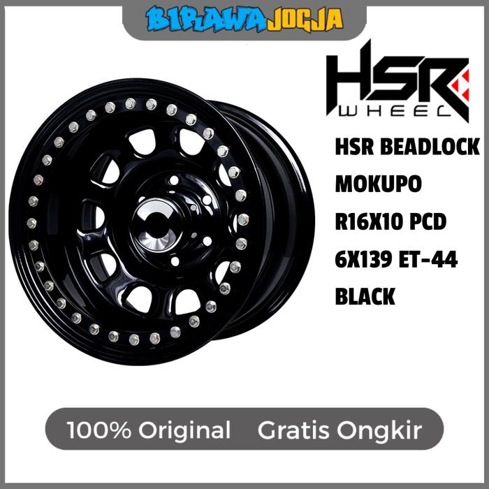 velg mobil offraod Beadlock ring 16 baut 6 lebar 10 pelek hsr beadlock mokupo untuk hardtop ranger h