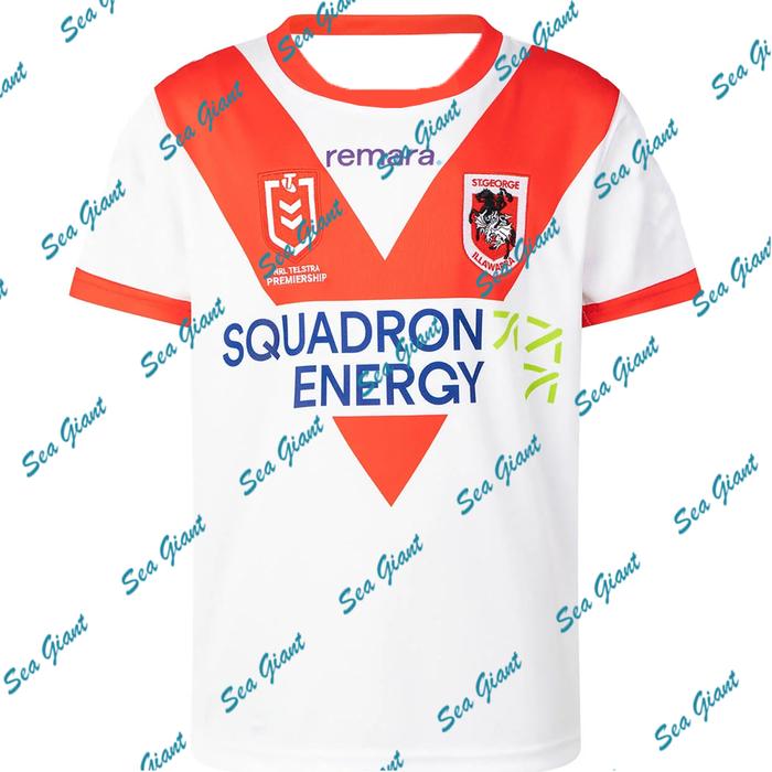 St.George Illawarra Dragons 2025 Home Jersey Australia Unisex Away Jersey New Season 3D Print T-Shir