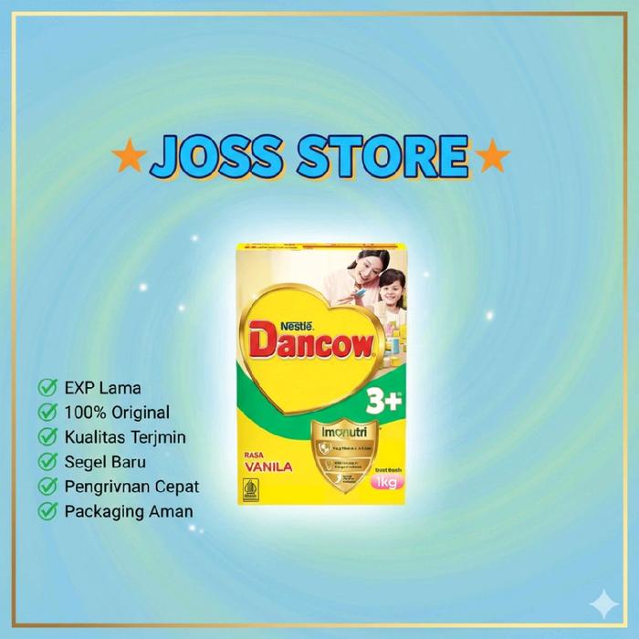 [ LANGSUNG KIRIM - TERMURAH ] NESTLE DANCOW 3+ VANILA 1KG, EXP LAMA,  COD INSTAN TANPA PO Baby