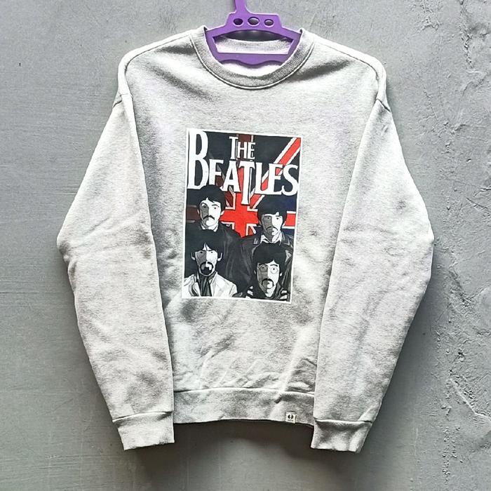 Crewneck Sweater THE BEATLES | Rock and Roll Band | John Lennon | Brand POLHAM | Bekas Preloved Seco