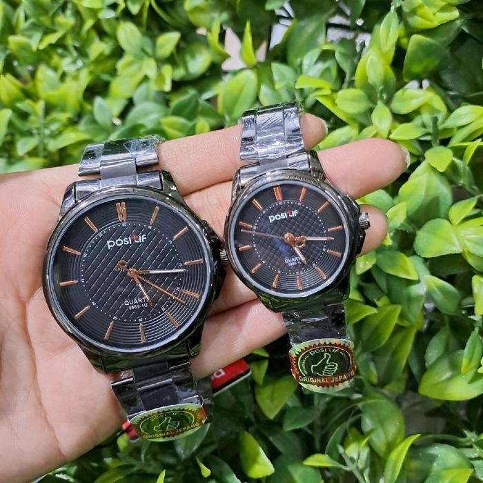 JAM TANGAN POSITIF RANTAI COUPLE HARGA UNTUK SATU PCS JAM Elegan