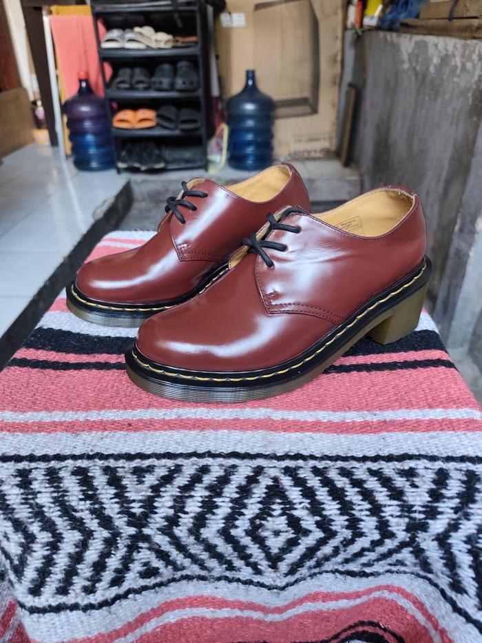 Dr Martens Amory Cherry Red Original (Smooth Docmart 1460 1461 1490 1914 Bex Sole Red Cherry Crazy H