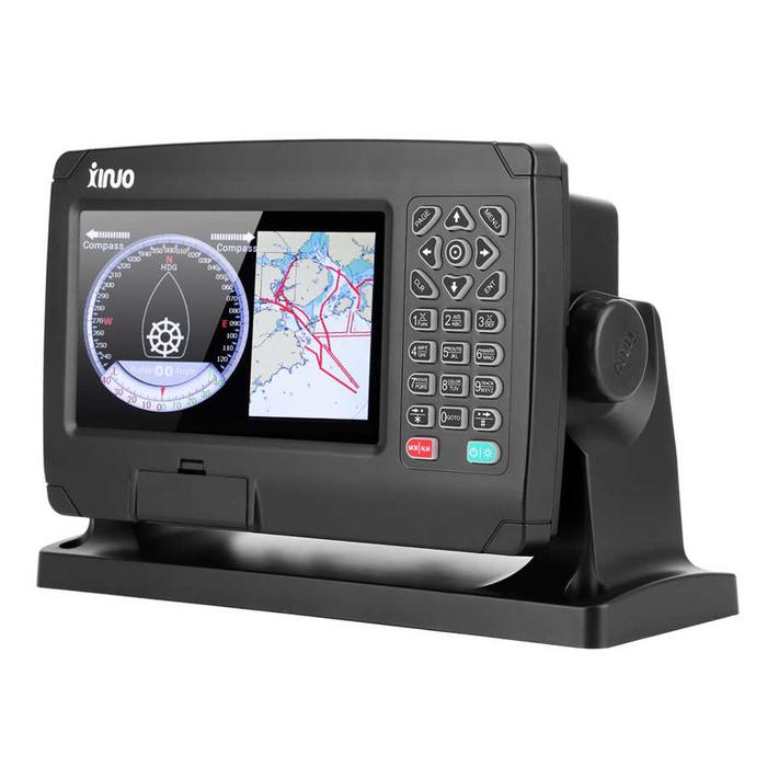 7in Boat Chart Plotter Marine Navigation BDS/GPS IPX6 Waterproof