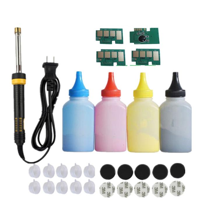 Refill toner Powder cartridge tool kit +4 chip for samsung CLT-504S