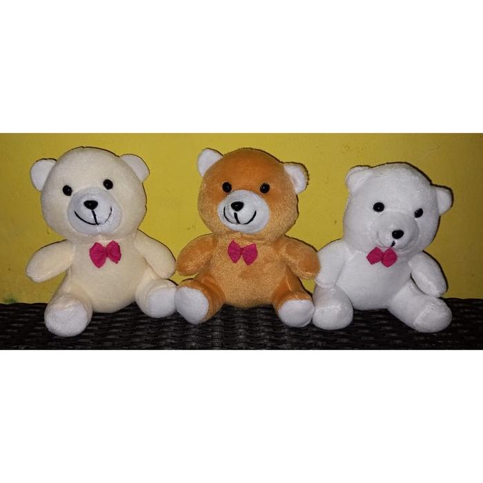 Boneka Bear Pita 15cm Mini Lucu