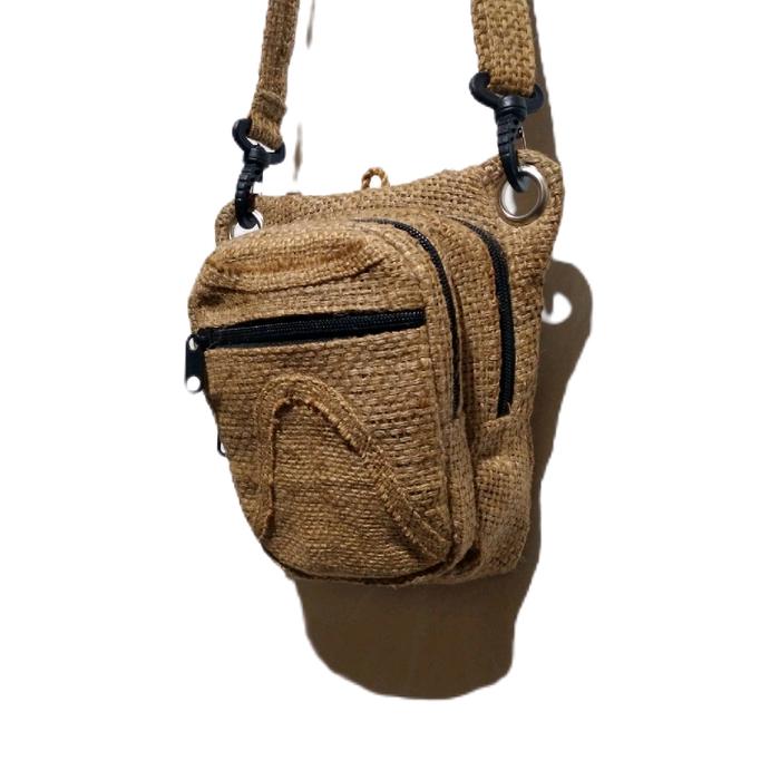 tas slempang goni, tas karung goni, slempang karung goni (sg032)