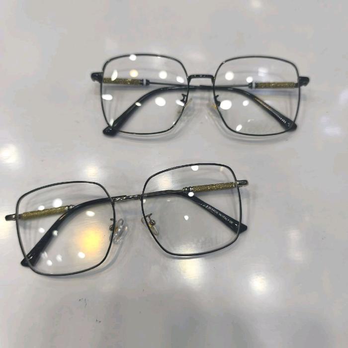 (8960) Tempat Tepuk dan Kacamata Classic Anti UV Anti Radiasi kacamata anti blue light frame dan kac