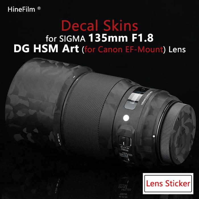 Sigma 135 f1.8 Lens Premium Decal Skin for Sigma Art 135mm F1.8 DG