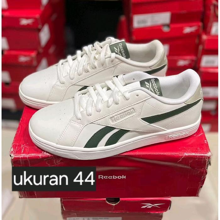 sepatu sneakers pria warna putih polos sneaker casual reebok putih