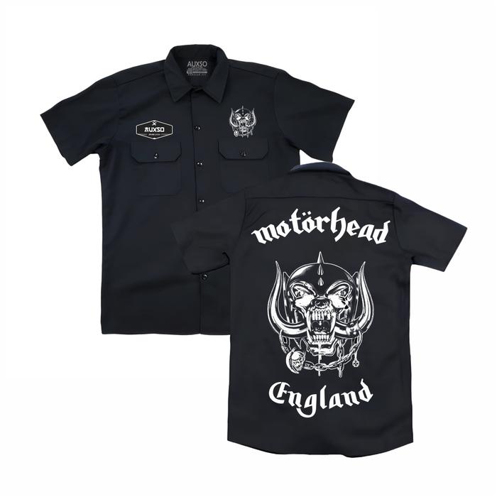 Auxso Clothing - Kemeja Workshirt  -Pdh Axs Motorhead England- Pakaian pria -Pakaian wanita - Vintag