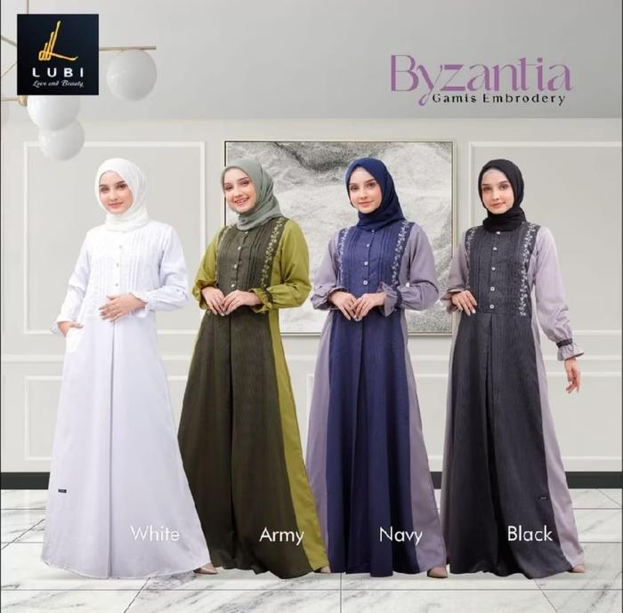 LUBI BYZANTIA DRESS BY LUBI GAMIS MUSLIMAH