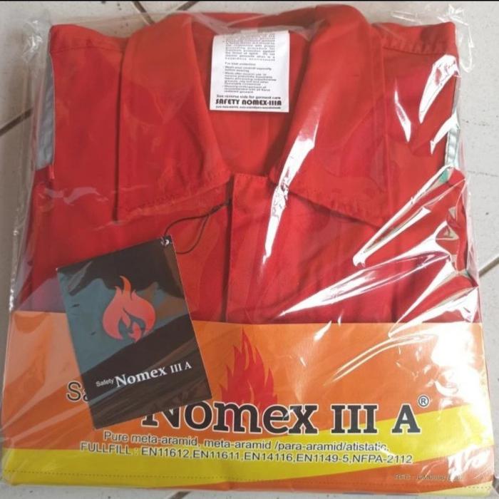 WEAACK COVERALL NOMEX MERAH ANTI API NOMEX lllA ORIGINAL