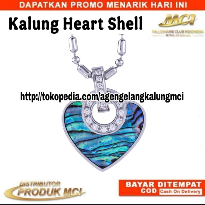 KALUNG WMP HEART SHELL MCI KALUNG PENDANT MCI KALUNG KESEHATAN MCI ORIGINAL
