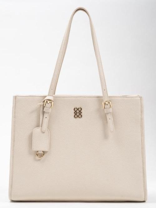 Pomelo. Odette Pomelo Tote Bag - Beige