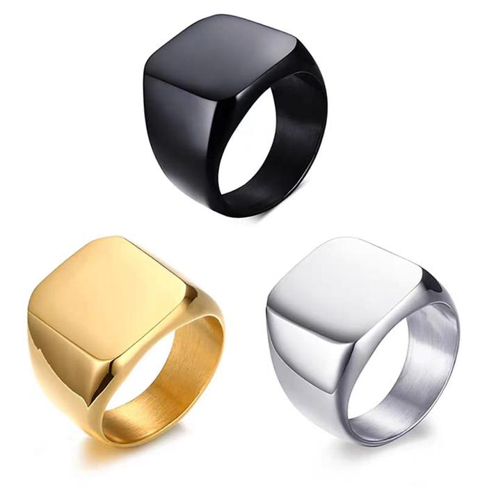 cincin cowok keren / cincin titanium pria keren
