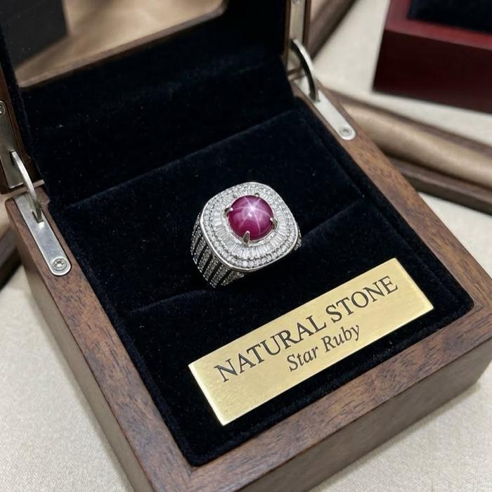Natural Ruby Star Mozambique