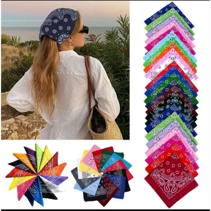 slayer bandana syal slayer scraft multifungsi masker slayer kain motif warna