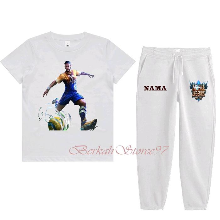 Baju Kaos Setelan Anak Gambar Mobile Legend Bruno Skin Neymar Jr - High Quality
