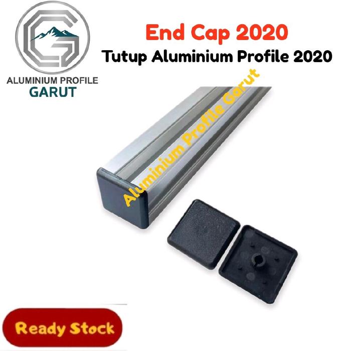 End Cap Tutup Aluminium Profile Tipe 2020 2040 2060 2080 3030 3060 4040 4080 6060 8080 Ready Stock