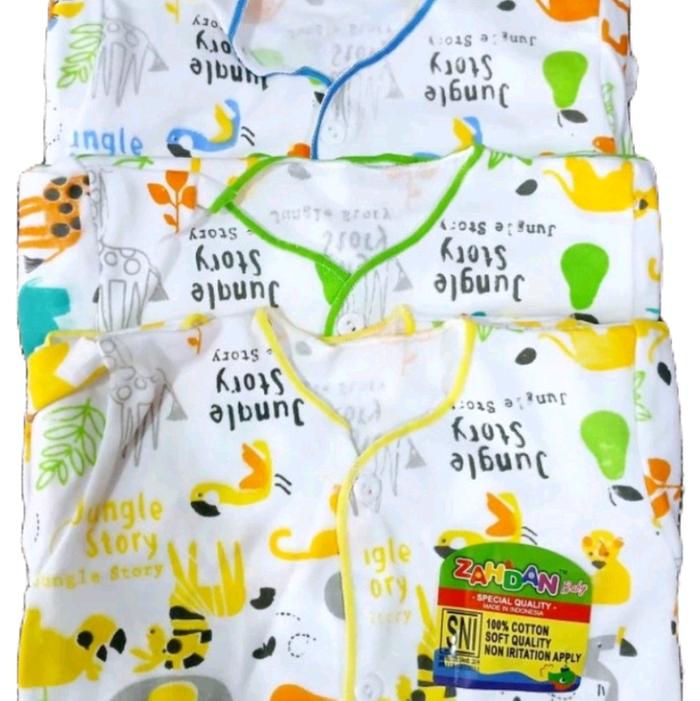 BAJU BAYI NEWBORN/BAJU BAYI ZAHDAN 6 HELAI Kancing