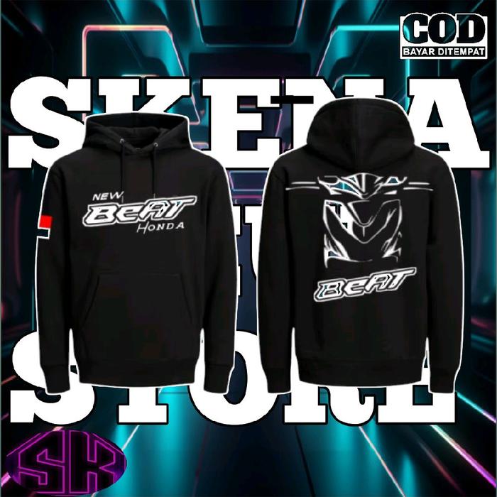 HOODIE HONDA BEAT NEW KEREN SWEATER BEAT NEW JAKET MOTOR BEAT NEW BAHAN BERKUALITAS