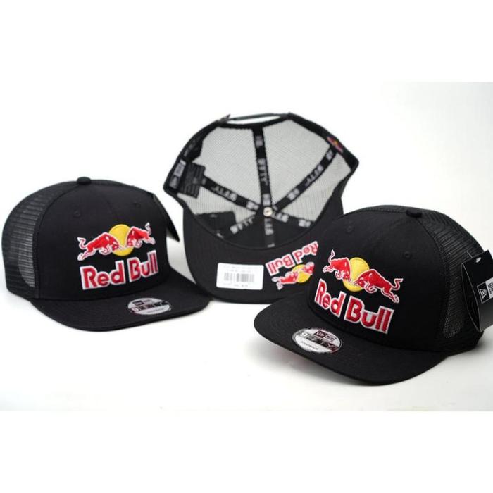TERMURAH!!! Topi Snapback Original Import Redbull Red Bull Unisex Hat Baseball Cap Distro Surfing Fa