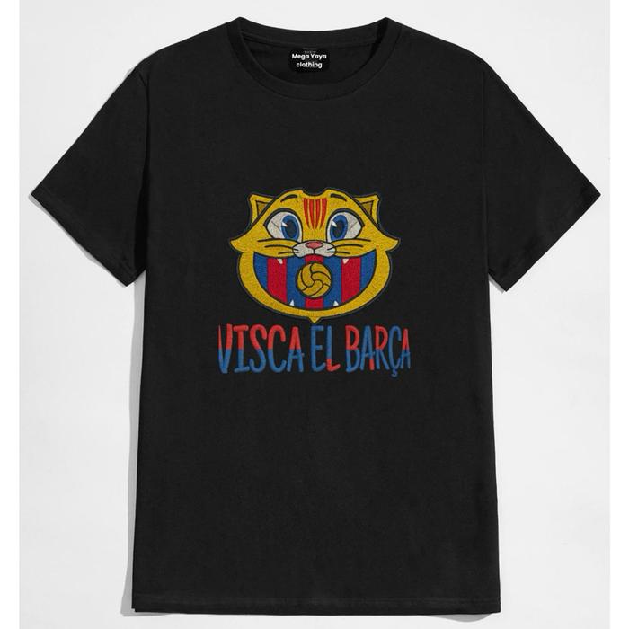 kaos Tshirt Distro Pria Wanita Fcb Cules b4rc4 Keren Funkot
