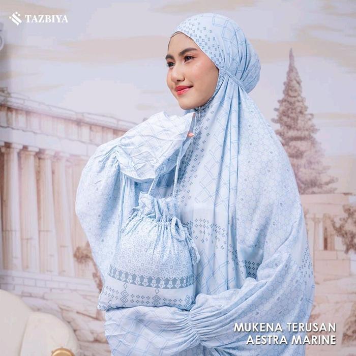 Lishana / BEST SELLER / Tazbiya Mukena Terusan i - Hijab Wanita Elegan dengan Desain Terusan