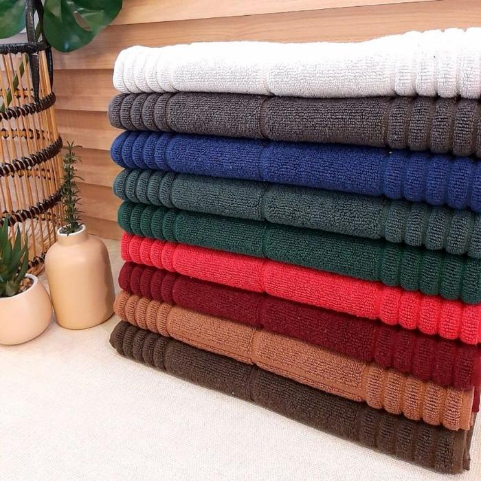 Keset Handuk Hotel tebal Merk Invicta 100% katun