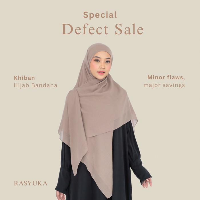 RASYUKA | CLEARANCE SALE KHIBAN Hijab Khimar Bandana Semi Instan Voal