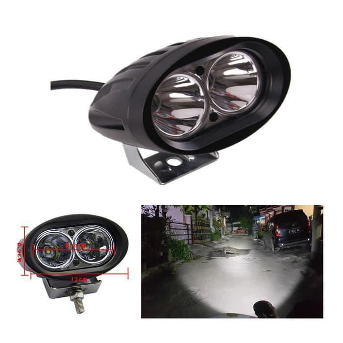 Lampu Tembak LED OWL Cree Bulat 2 Mata 20 Watt