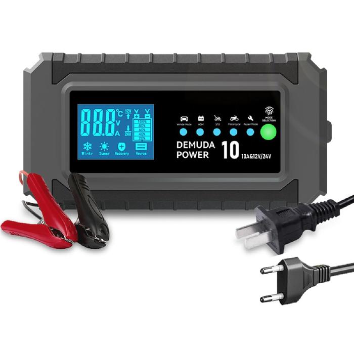2A/3A/4A/5A/8A/10A Car Battery Charger 12V 24V Smart Charger For