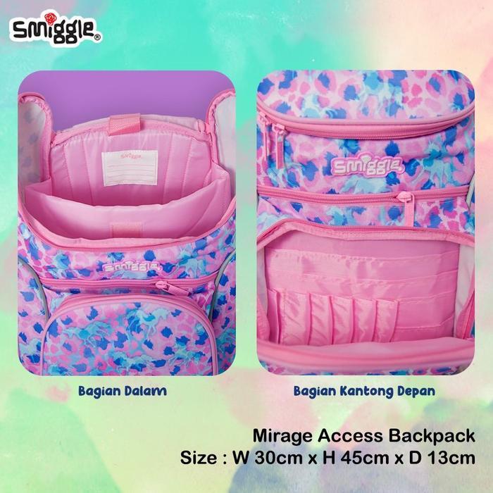 TERBARU SMIGGLE mirrage access backpack/smiggle import ransel sd