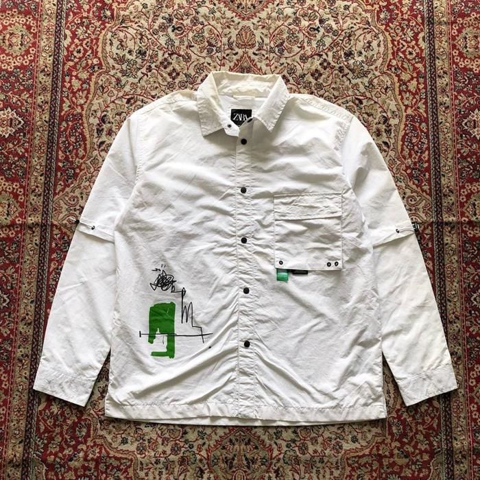 Jaket Zara overshirt jacket  Casual Zara man H502