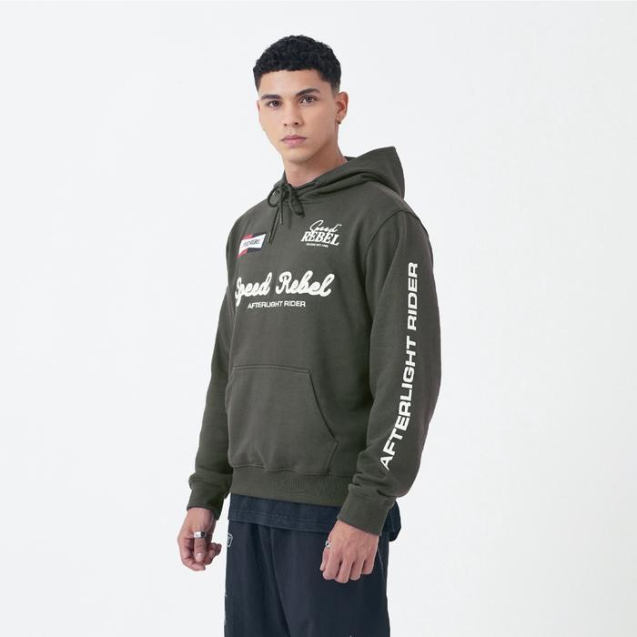 ADA CELCIUS Speed Rebel Embroidery Hoodie LIN001447C Hijau