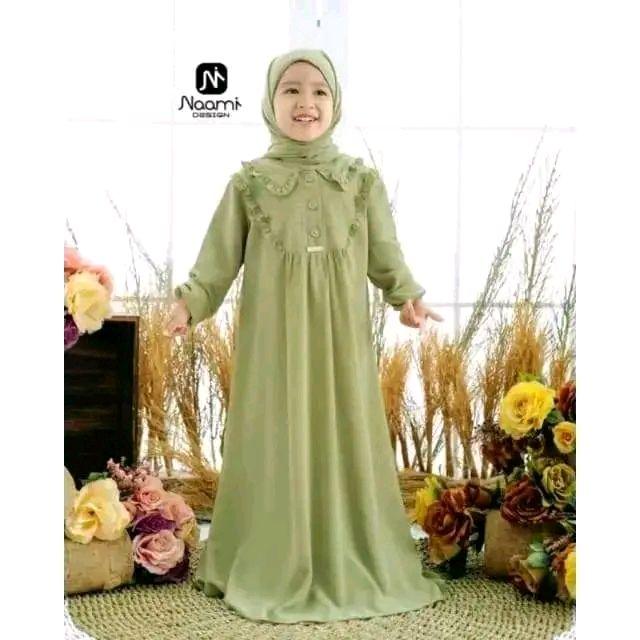 gamis anak/gamis anak polos/gamis anak sage/gamis anak tanggung/gamis anak crinkle/gamis anak murah