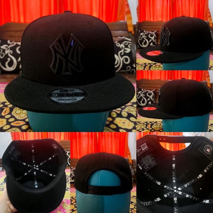 TOPI 9FIFTY NEW ERA X MLB NEW YORK YANKEES METAL STACK SERIES SIZE: OSFM ORIGINAL AUTHENTIC NEW ERA