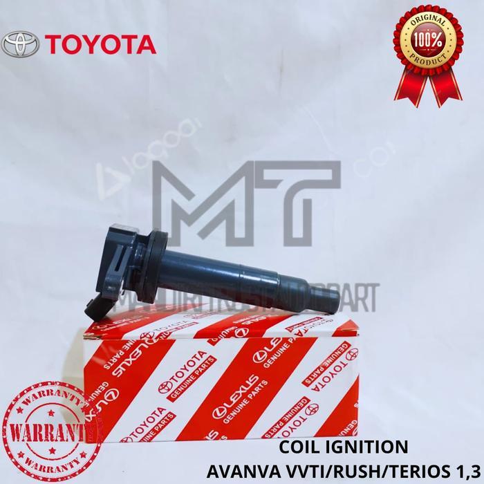 IGNITION COIL KOIL AVANZA VVTI GRANMAX RUSH TERIOS SIRION 1PCS ORIGINAL BERGARANSI DENSO 19070-BZ040