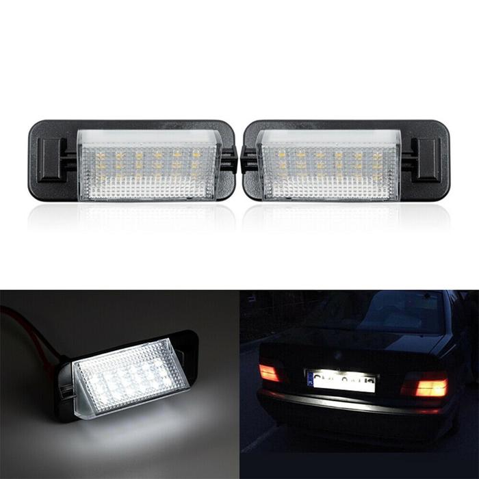 Lampu Plat Nomor Lisensi Canbus LED untuk BMW 1992-1998 Seri 3 E36