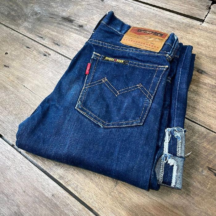 cosmotron vintage denim half selvedge no nudie iron heart momotaro evisu flathead
