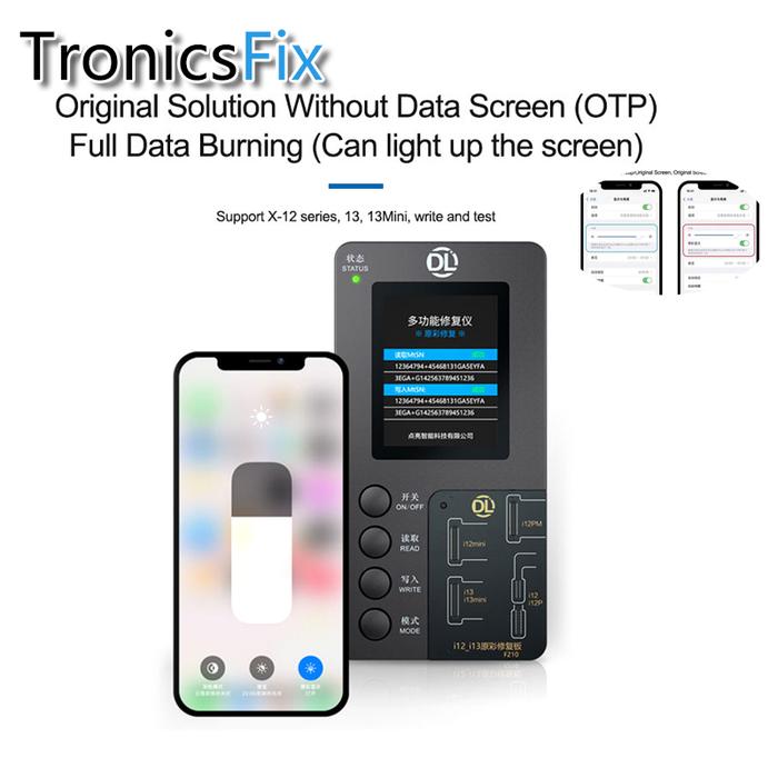 DL F210 True Tone Recovery Programmer for IPhone 8~13/mini LCD