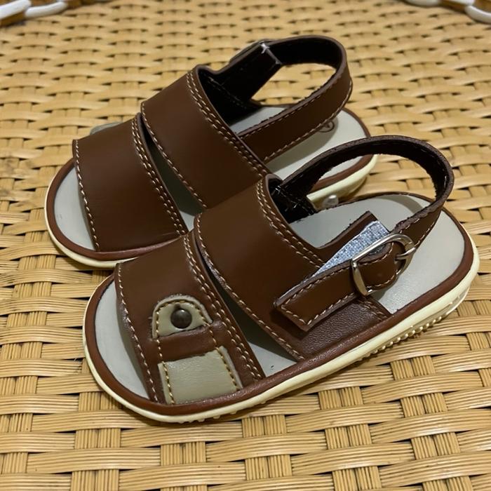 Sendal sepatu anak bayi laki-laki bunyi cit-cit