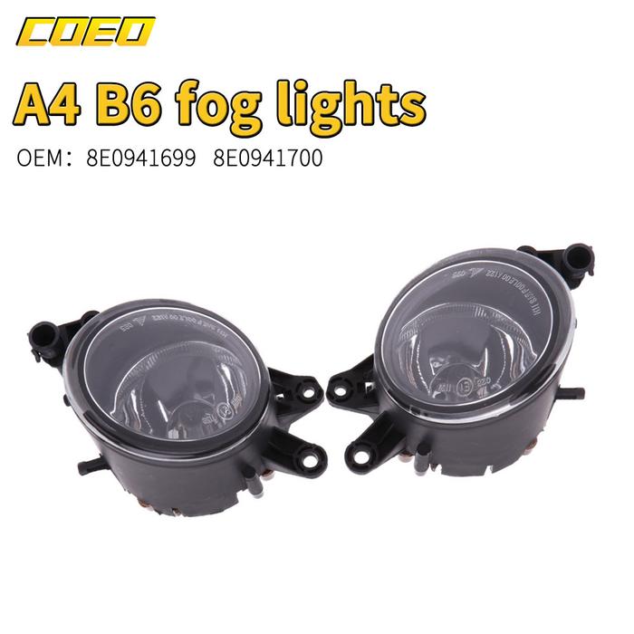 Lampu Kabut Bumper Depan Otomatis dengan Bohlam Halogen untuk Audi A4