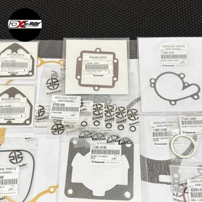 Paking mesin full set ninja rr r ss kis original kawasaki