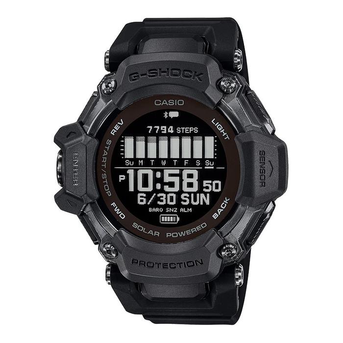Jam Tangan Pria Casio G-Shock GBD-H2000-1BDR G-Squad Tough Solar Black Digital Dial Black Resin Band