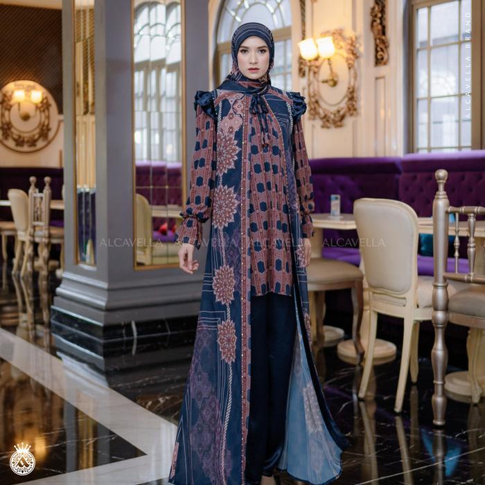 Alcavella - Maisyara One Set | Setelan Baju Wanita Muslim Outfit Elegan Nyaman