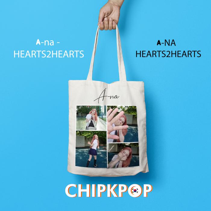 TOTEBAG [PAKET SET] ANA H2H HEARTS2HEARTS I PC H2H I PHOTOCARD H2H I CARMEN I ALBUM H2H HEARTS TO HE