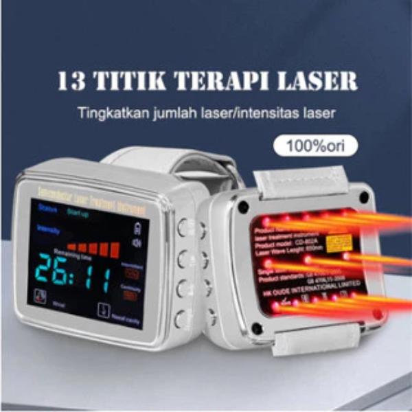 Jam Tangan Perawatan / Jam Laser Kesehatan Laser / Jam Tangan Perawatan Laser Dengan 13 Titik