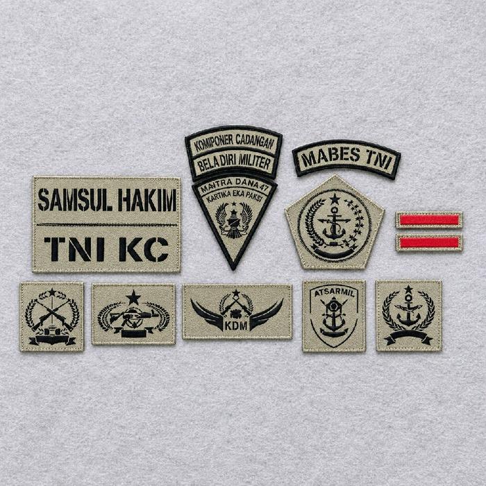 OPR.TAC.GEAR .ID  ATRIBUT BRIVET LASER SATU SET LASER PREMIUM KERAS TAHAN LAMA UNTUK TNI POLRI